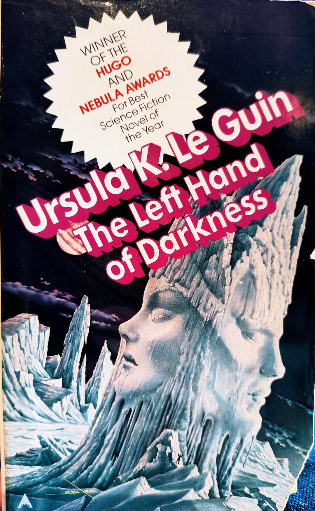 Cover of The Left Hand of Darkness by Ursula k. Le Guin